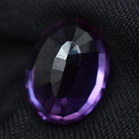 6.80 Ct Ring Size Natural Purple Tanzanite Oval Cut CERTIFIED Flawless Gemstone in Kuwait