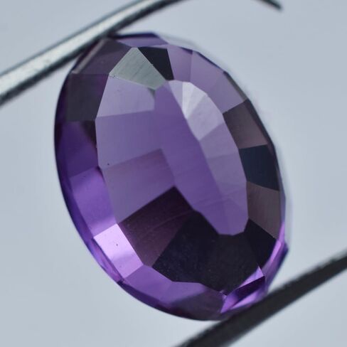 6.80 Ct Ring Size Natural Purple Tanzanite Oval Cut CERTIFIED Flawless Gemstone in Kuwait