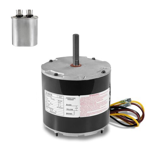 12Y65 Condenser Fan Motor 1/4HP 208-230V 825RPM for Lennox | Compatible with YSLB-220-8-B001 YSLB-220-8-B002 Includes Capacitor Quiet running operation in Kuwait