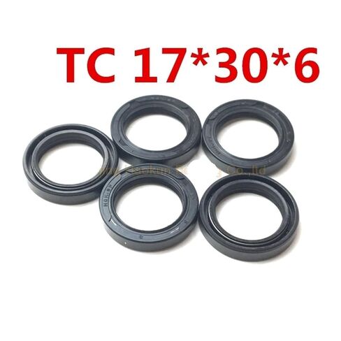 10pcs 17x30x6 TC17x30x6 Skeleton Oil Seal 17x30x6 Seals Seals 17 * 30 * 6 Radial Shaft Seals in Kuwait