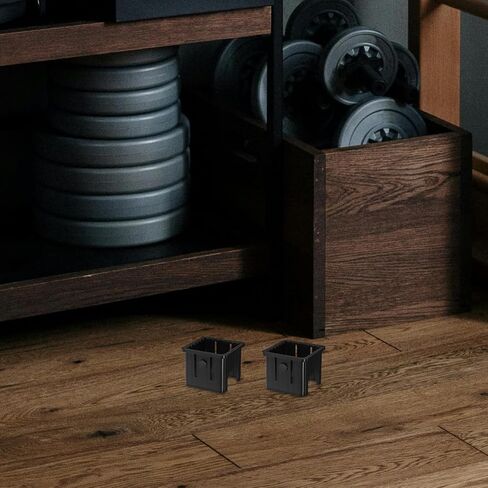 Milisten 4 Pcs Hollow Square Tube Sleeve Insert Adapter: 50mm to 40mm Fitness Equipment Bushing - Anti-Wobble Noise Reduction Sliding Liner for Gym Machine Weight Bench Squat Rack Repair in Kuwait