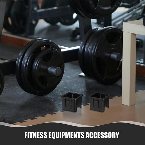 Milisten 4 Pcs Hollow Square Tube Sleeve Insert Adapter: 50mm to 40mm Fitness Equipment Bushing - Anti-Wobble Noise Reduction Sliding Liner for Gym Machine Weight Bench Squat Rack Repair in Kuwait