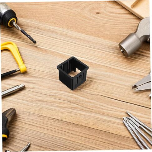 Milisten 4 Pcs Hollow Square Tube Sleeve Insert Adapter: 50mm to 40mm Fitness Equipment Bushing - Anti-Wobble Noise Reduction Sliding Liner for Gym Machine Weight Bench Squat Rack Repair in Kuwait
