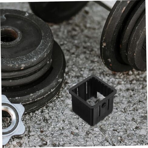 Milisten 4 Pcs Hollow Square Tube Sleeve Insert Adapter: 50mm to 40mm Fitness Equipment Bushing - Anti-Wobble Noise Reduction Sliding Liner for Gym Machine Weight Bench Squat Rack Repair in Kuwait