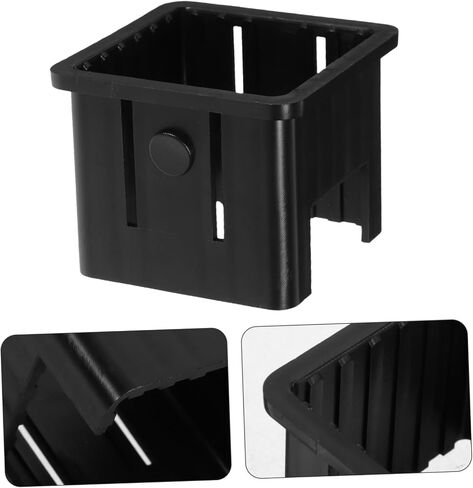 Milisten 4 Pcs Hollow Square Tube Sleeve Insert Adapter: 50mm to 40mm Fitness Equipment Bushing - Anti-Wobble Noise Reduction Sliding Liner for Gym Machine Weight Bench Squat Rack Repair in Kuwait