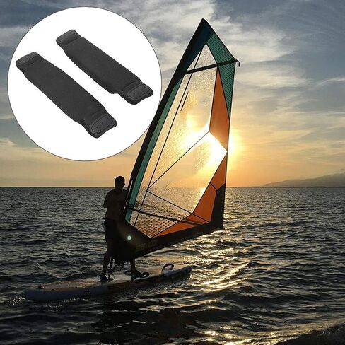 Gonetre Surf Board Foot Strap Black Kiteboard Footstraps Surfing Foot Strap for Kiteboard Surf Board Outdoor Fun Kitesurfing Adult Children Surfing A Pair in Kuwait