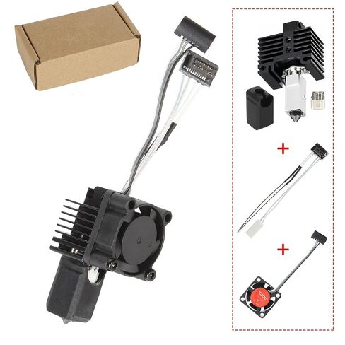 فوهة P1P/P1S 0.4 مم لمختبر بامبو، طقم Hotend الكامل للتجميع الكامل مع فوهة فولاذية صلبة ومروحة تبريد وسخان وثرمستور للطابعة ثلاثية الأبعاد من سلسلة P1 (سلسلة P1 0.4 مم) | متين، متين، عالي التدفق، مضاد للانسداد، مانع للتسرب، Drop‑i in Kuwait