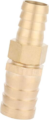 2PCS Brass Barb Reducer Fittings, 19mm to 25mm Straight Reducing Connector, Pipe Installation Connector with Hose Connection Design, Ideal for Maintenance in Kuwait