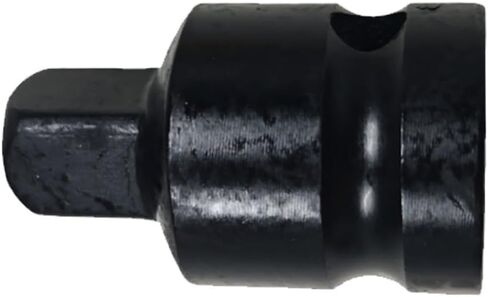 2Pcs 1/2" F to 3/8" M Chrome Vanadium Socket Reducer Adapter, Black Phosphate Finish, Ball Detent for Secure Fit in Kuwait