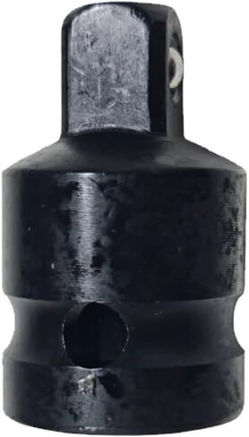 2Pcs 1/2" F to 3/8" M Chrome Vanadium Socket Reducer Adapter, Black Phosphate Finish, Ball Detent for Secure Fit in Kuwait