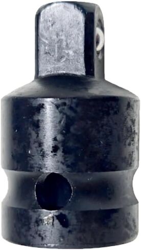 2Pcs 1/2" F to 3/8" M Chrome Vanadium Socket Reducer Adapter, Black Phosphate Finish, Ball Detent for Secure Fit in Kuwait