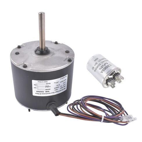 12Y65 محرك مروحة مكثف 208/230 فولت 1 PH 60 هرتز 1/4 HP 825 دورة في الدقيقة استبدال لنماذج وحدة التيار المتردد 100483-43 100483-34 in Kuwait
