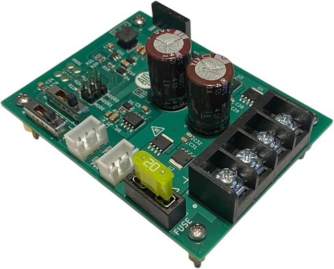 PWM Reversible Brushed DC Motor Controller, 10A Continuous, 12V/24V/36V | I2C Controlled or Stand-Alone, Adjustable Acceleration/Deceleration (Soft Start/Stop) in Kuwait