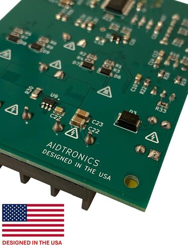 PWM Reversible Brushed DC Motor Controller, 10A Continuous, 12V/24V/36V | I2C Controlled or Stand-Alone, Adjustable Acceleration/Deceleration (Soft Start/Stop) in Kuwait
