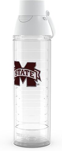 Tervis Venture Lite Mississippi State Bulldogs - Primary Logo Made in USA Double Walled Insulated Tumbler Travel Cup Keeps Drinks Cold & Hot, 24oz Water Bottle, Classic in Kuwait