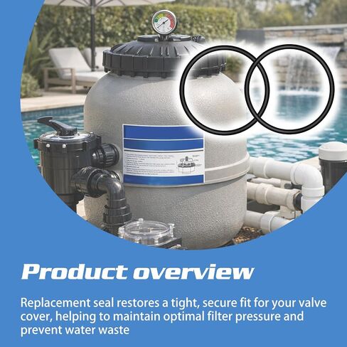 YunGlee O-Ring Replacement Compatible with Astral Hurlcon ZX Filter Tank Cartridge Lid O-Ring (2pcs) in Kuwait
