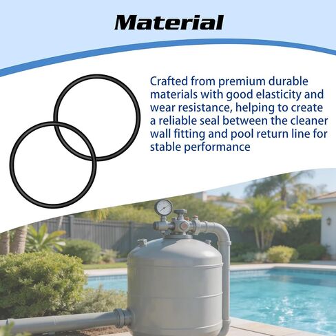 YunGlee O-Ring Replacement Compatible with Astral Hurlcon ZX Filter Tank Cartridge Lid O-Ring (2pcs) in Kuwait