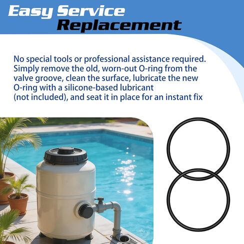 YunGlee O-Ring Replacement Compatible with Astral Hurlcon ZX Filter Tank Cartridge Lid O-Ring (2pcs) in Kuwait