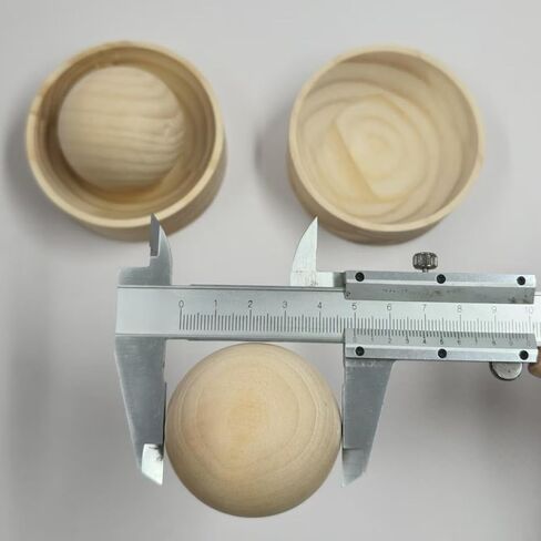 Wooden Dumpling Press Tool, Dumpling Wrapper Press with Ball Bearing, Hand Dough Presser, Dough Skin Maker, for Home and Restaurant Use in Kuwait