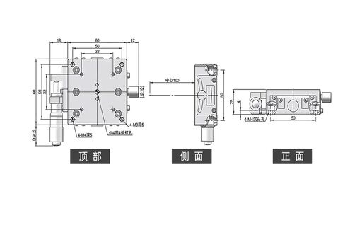 Precision Rotary Tilt Table GFX60-100X Precision Angle Platform Original in Saudi Arabia
