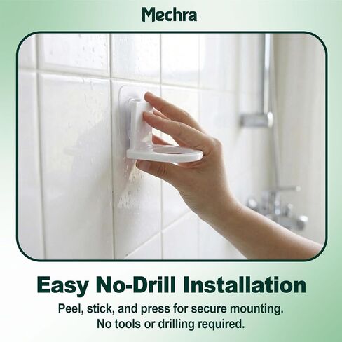 No Drilling Shampoo Bottle Holder Wall Mount (3 Pack) - Adhesive Soap Dispenser Pump Hook Organizer for Bathroom & Kitchen in Kuwait