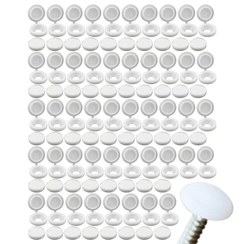 Screw Caps | Caps for Screws 100x - Multi-Function Fold Screw Covers, Shutter, M4 Hinged Cover for Adults Home Use in Kuwait