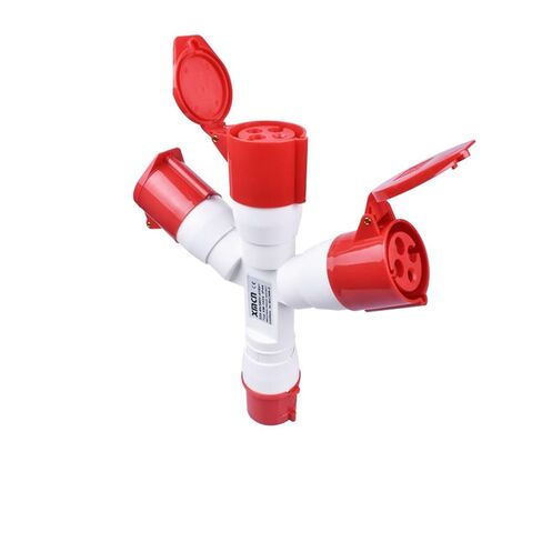 Socket Plug Waterproof and dustproof Industrial 1 Input 3 IP44 3P/4P/5P Three-Way 220V 380V in Saudi Arabia