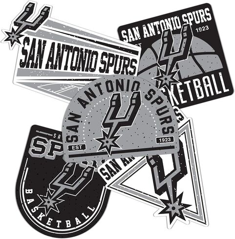 Desert Cactus San Antonio Spurs NBA Officially Licensed Sticker Vinyl Decal Laptop Water Bottle Car Scrapbook (Type 2-2) in Kuwait