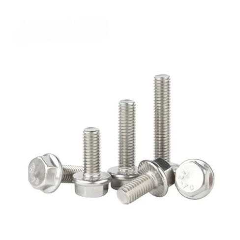 10pcs M6 35mm A2-70 304 Stainless Steel External Hexagon Head with Serrated Flange Cap Screw FOTCFATEV in Kuwait