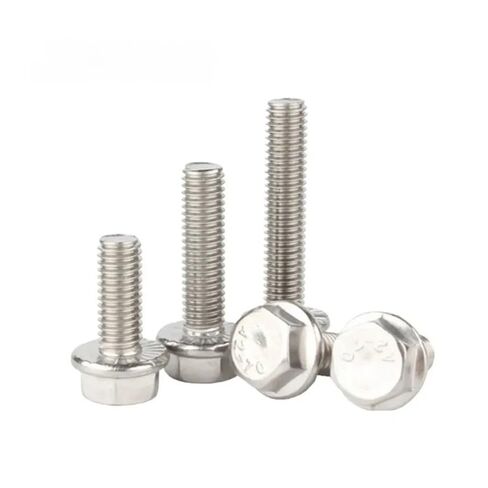 10pcs M6 35mm A2-70 304 Stainless Steel External Hexagon Head with Serrated Flange Cap Screw FOTCFATEV in Kuwait