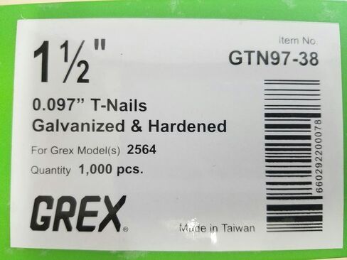 GREX 1 1/2" X 097 T NAILS 1M in Kuwait