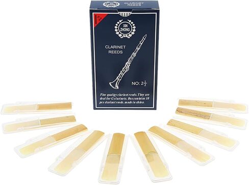 10pcs Clarinet Reeds Strength 2.5, Traditional Bb Clarinet Reeds Replacement for Beginner and Player in Kuwait
