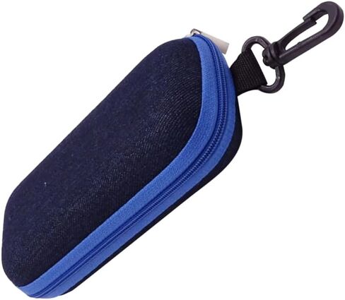 Shockproof Kazoo Storage Case with Zipper, Water Resistant EVA Exterior Holder, Portable Carrying Pouch Organizer for Harmonica Wind Instrument, Travel Gear for Adults in Kuwait