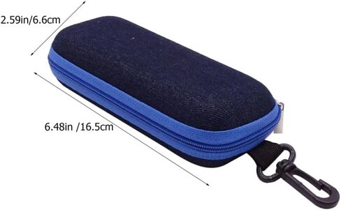 Shockproof Kazoo Storage Case with Zipper, Water Resistant EVA Exterior Holder, Portable Carrying Pouch Organizer for Harmonica Wind Instrument, Travel Gear for Adults in Kuwait