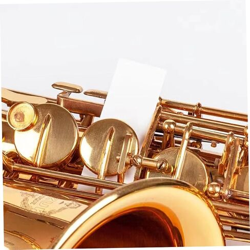 Yardwe 100pcs Flute Pad Cleaning Paper for Musical Instruments Absorbent Paper Saxophone Pad Kit Wind Instrument Easy Storage in Kuwait