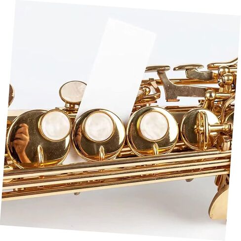 Yardwe 100pcs Flute Pad Cleaning Paper for Musical Instruments Absorbent Paper Saxophone Pad Kit Wind Instrument Easy Storage in Kuwait