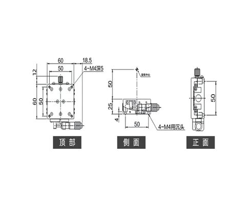 Precision Rotary Tilt Table GFX60-50X Precision Angle Platform Original in Kuwait
