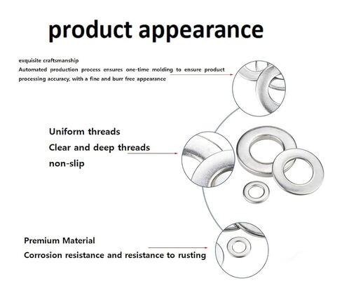 (560 pcs) Flat Washers, 304 Stainless Steel Flat Washer, Gasket Combination, 9 Different Sizes Wide Washing M2 M2.5 M3 M4 M5 M6 M8 M10 M12 in Kuwait