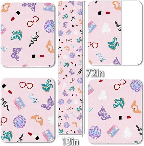 Vohado Era's Party Table Runner الفتاة الموسيقى حفلة عيد ميلاد الديكور المغني العازبة الزفاف دش غرفة الطعام المنزل مطبخ جزيرة ديكور in Kuwait