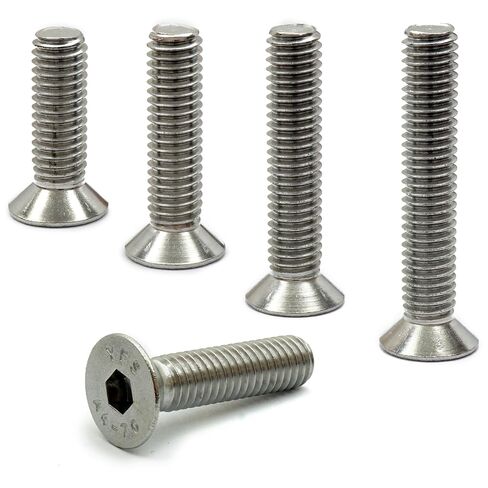 MonsterBolts - براغي برأس مسطح مقاس M3 × 6 مم، DIN 7991، من الفولاذ المقاوم للصدأ بدرجة بحرية، 50 حزمة in Kuwait