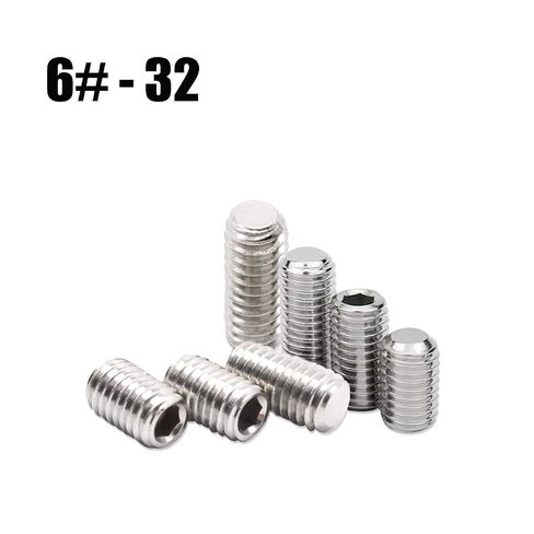 6-32 x 1/4", Hex Screw, Socket Screw, Socket Set Screw, Hex Socket, Hex Socket Screw, 6-32 x 1/4", (15Pcs) in Kuwait