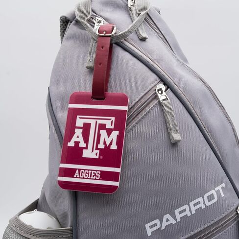 بطاقة حقيبة مكونة من قطعتين من فريق الجولف/الببغاء NCAA Texas A and M in Kuwait