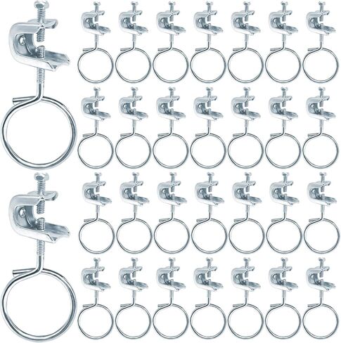 30 PC 1/4" x 20 Beam Clamp with 1.25" Bridle Rings for Low Voltage Wiring, Pipe Support, Conduit Alternative in Home Theater, Factory, Warehouse & DIY Projects in Kuwait