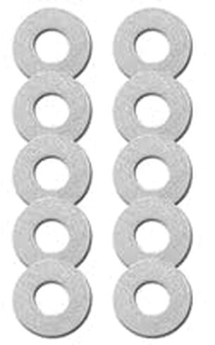 Flat Steel Thrust Washers | 1" I.D. x 1-15/16" O.D. | Pack of 10 in Kuwait
