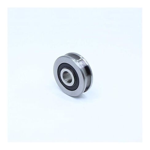 Roller Bearings 1pc H Groove Bearing 8x12x14mm Steel Bearing Rollers H8/7 Slide Guide Door Window Silent Bearings U Wheel Pulley in Kuwait