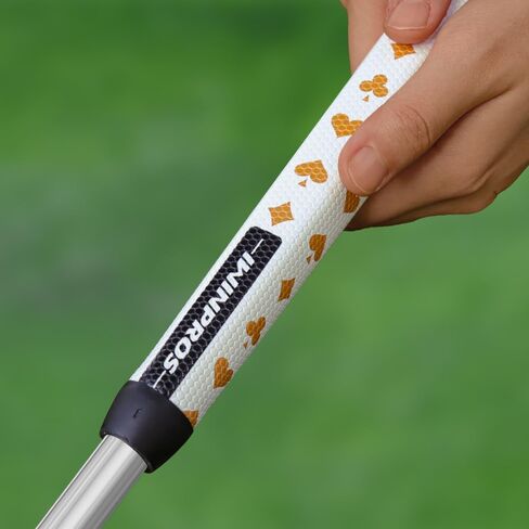 Pistol Golf Putter Grip Lightweight Golf Grips, Pistol Shape with Anti-Slip Texture High Feedback Golf Putter Grips (Poker Golden) in Kuwait