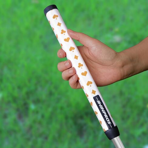Pistol Golf Putter Grip Lightweight Golf Grips, Pistol Shape with Anti-Slip Texture High Feedback Golf Putter Grips (Poker Golden) in Kuwait