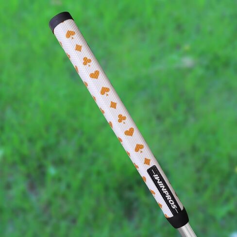 Pistol Golf Putter Grip Lightweight Golf Grips, Pistol Shape with Anti-Slip Texture High Feedback Golf Putter Grips (Poker Golden) in Kuwait