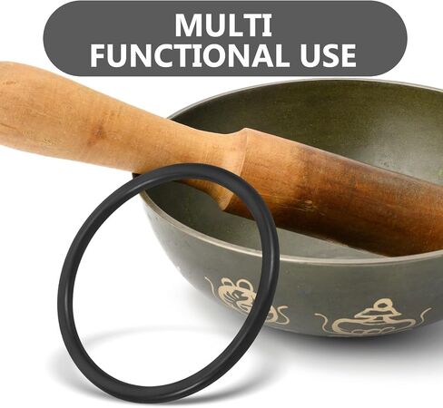7pcs Singing Bowl Rubber Rings for Crystal Sound Bowls Buddhist Instruments Cushion Set with Large and Small Sizes for Meditation and Ritual Use in Kuwait