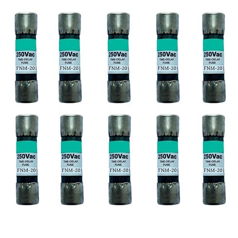 10-حزمة جديدة FNM-20 FNM-20A FNM 20A 250Vac صمامات تأخير الوقت، FNM-20A صمامات خرطوشة رفض الفئة CC الحالية in Kuwait